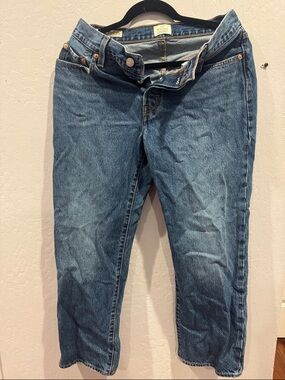 Levi's Women's Straight Leg Jeans in Blue Denim